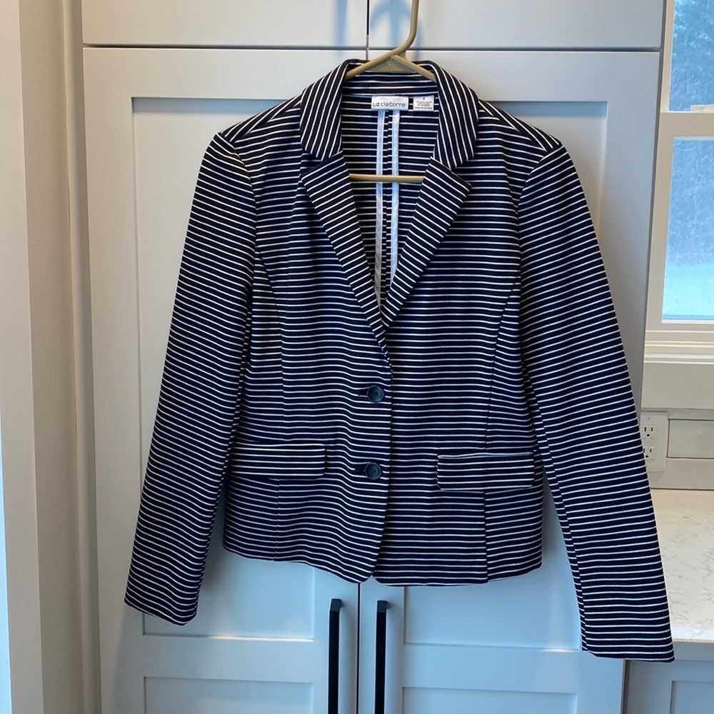 Liz Claiborne stripped blazer